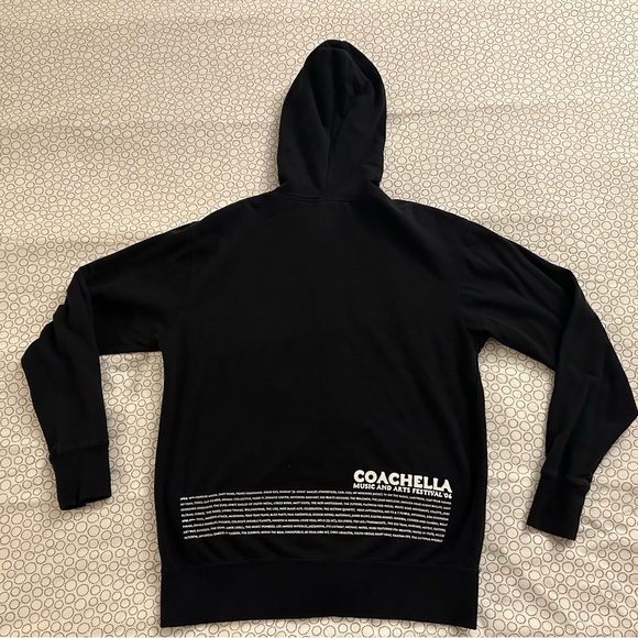 Black Hoodie with Floral Design - Picture 2 of 6